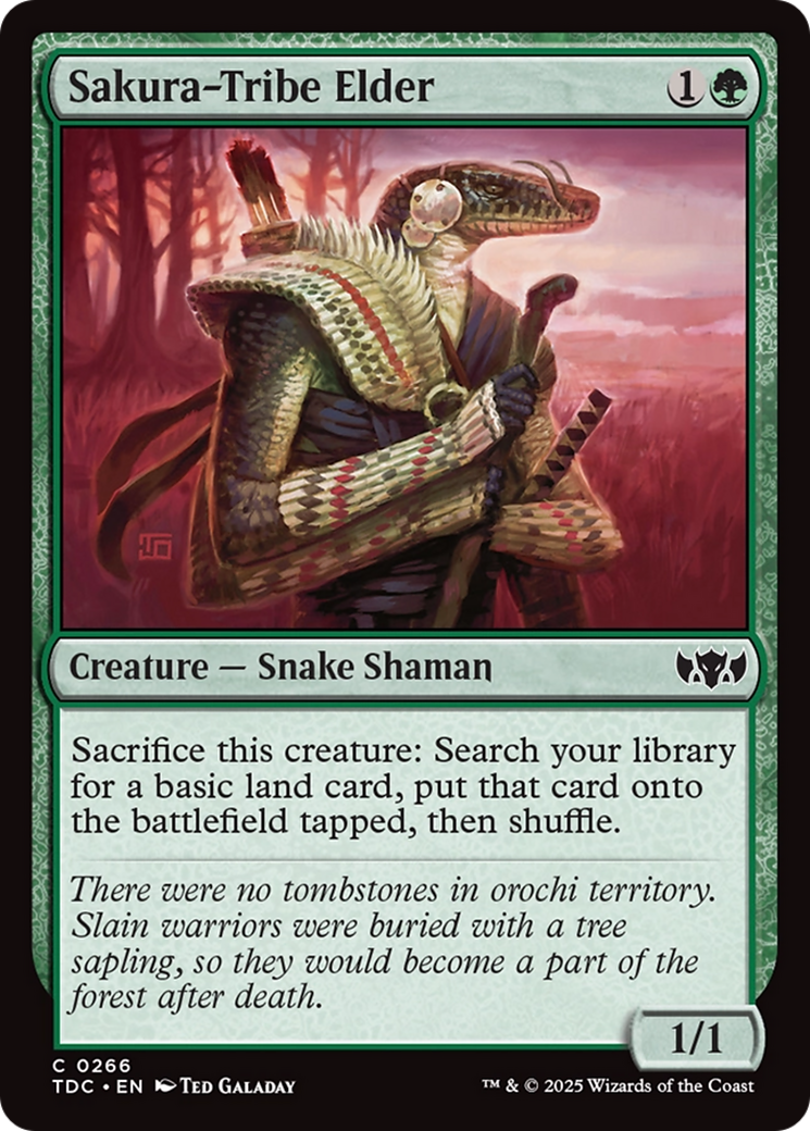Ancião da Tribo Sakura / Sakura-Tribe Elder - Magic: The Gathering - MoxLand