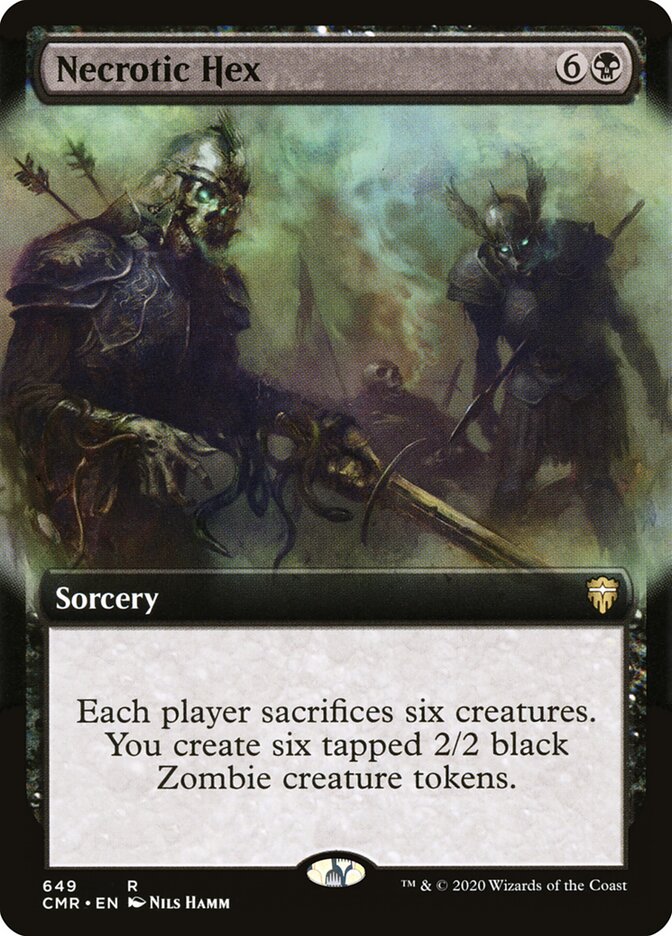 Bruxaria Necrótica / Necrotic Hex - Magic: The Gathering - MoxLand