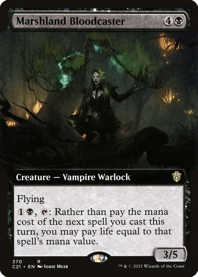 Conjuradora de Sangue do Charco / Marshland Bloodcaster - Magic: The Gathering - MoxLand