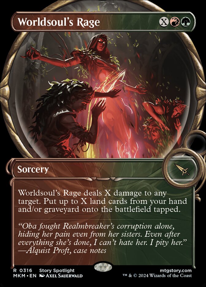 Fúria da Anima Mundi / Worldsoul's Rage - Magic: The Gathering - MoxLand