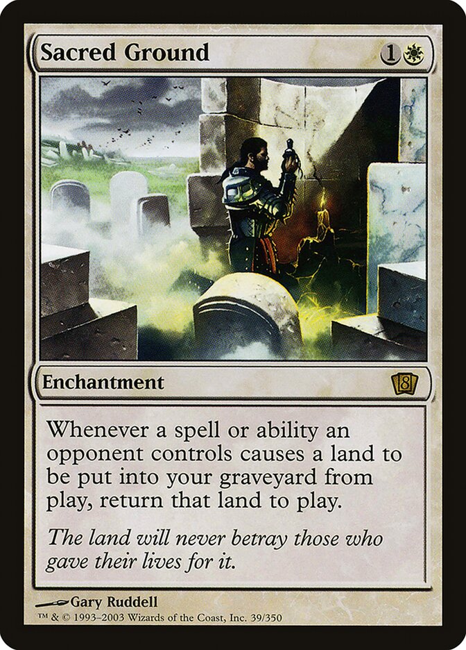 Solo Consagrado / Sacred Ground - Magic: The Gathering - MoxLand