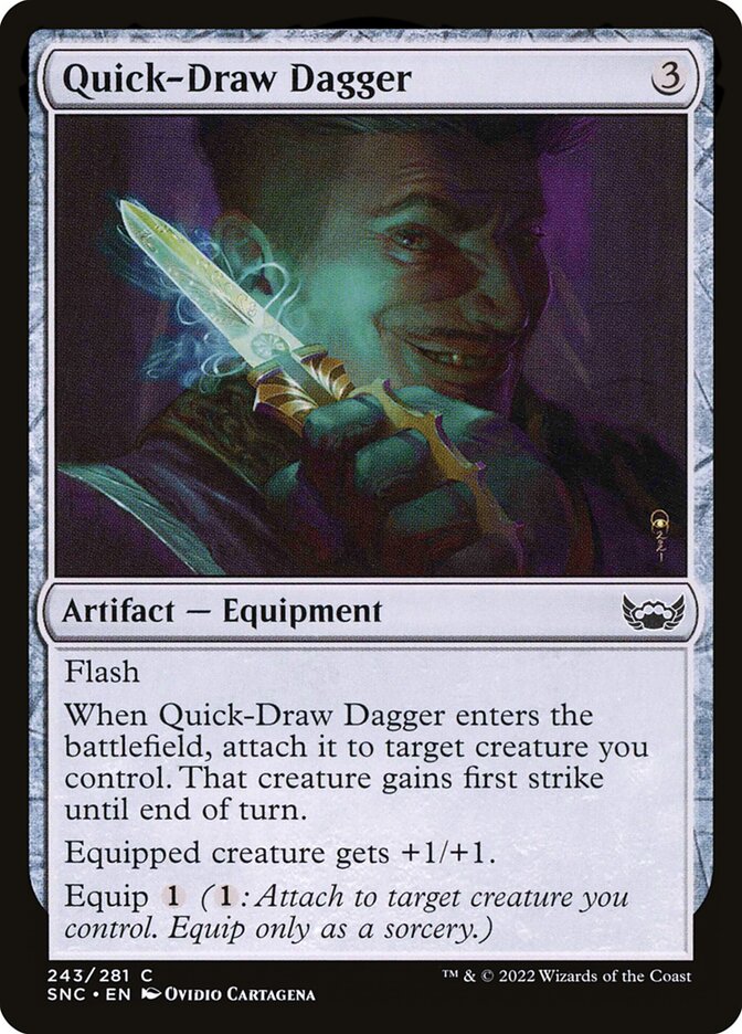 Adaga de Saque Rápido / Quick-Draw Dagger - Magic: The Gathering - MoxLand