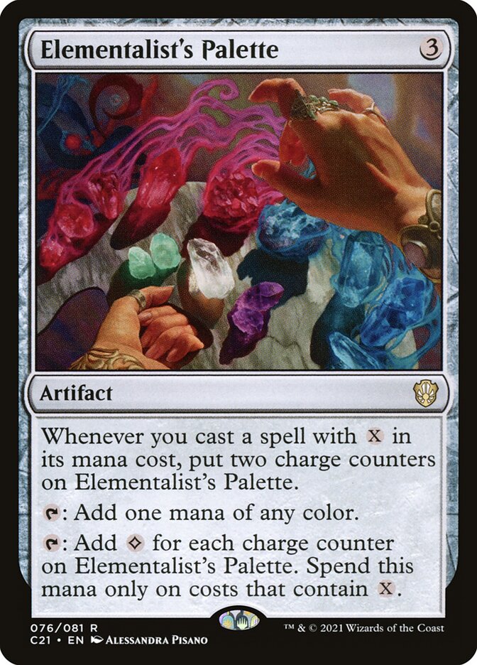 Palheta do Elementalista / Elementalist's Palette - Magic: The Gathering - MoxLand