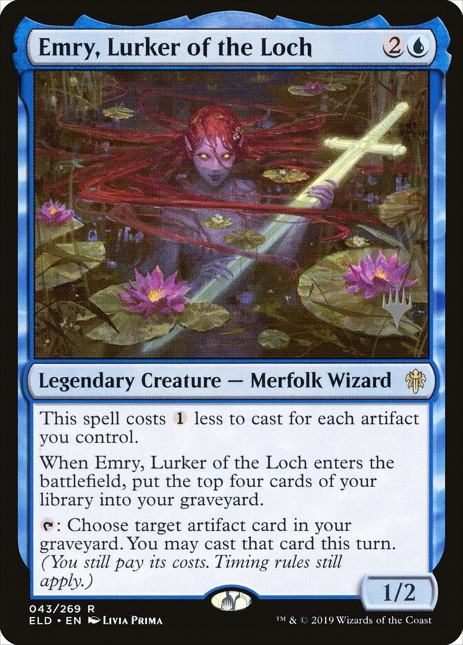 Emry, Espreitadora do Lago / Emry, Lurker of the Loch - Magic: The Gathering - MoxLand