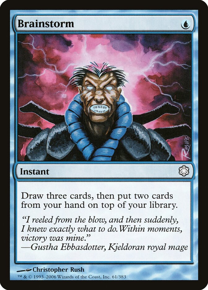 Tempestade Cerebral / Brainstorm - Magic: The Gathering - MoxLand