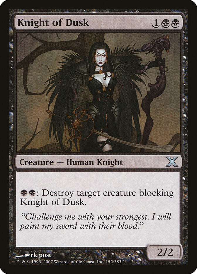 Cavaleiro do Ocaso / Knight of Dusk - Magic: The Gathering - MoxLand