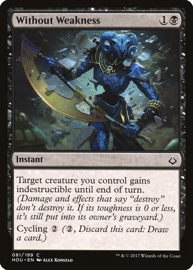 Sem Fraqueza / Without Weakness - Magic: The Gathering - MoxLand