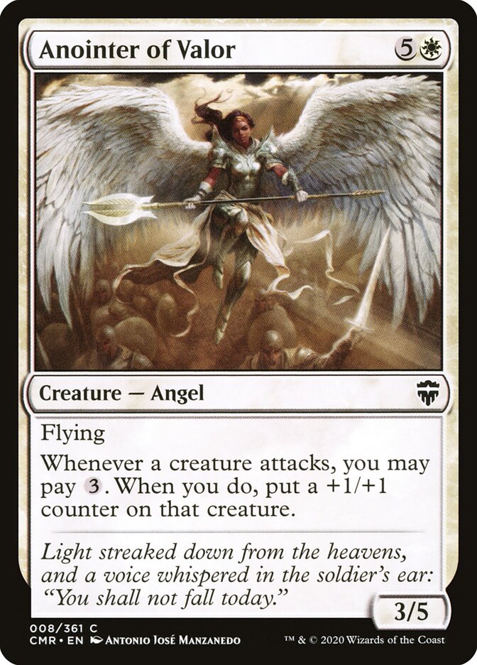 Ungidora de Bravura / Anointer of Valor - Magic: The Gathering - MoxLand