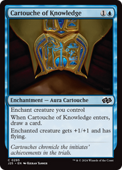 Cártula do Conhecimento / Cartouche of Knowledge - Magic: The Gathering - MoxLand