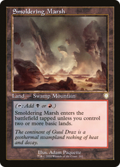 Pântano Ardente / Smoldering Marsh - Magic: The Gathering - MoxLand