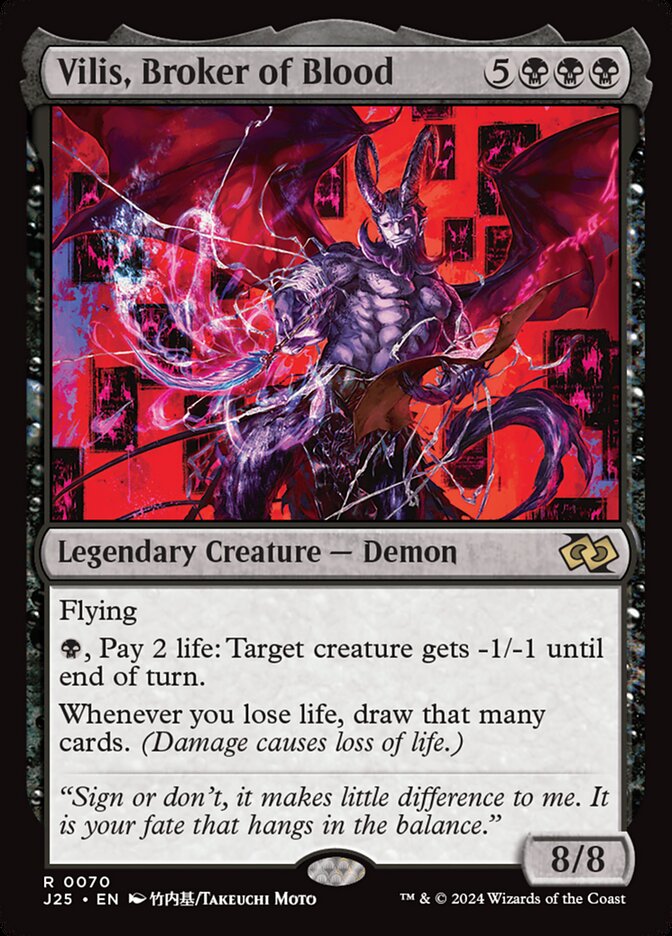Vilis, Negociante de Sangue / Vilis, Broker of Blood - Magic: The Gathering - MoxLand