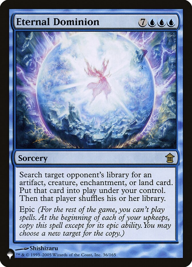 Soberania Eterna / Eternal Dominion - Magic: The Gathering - MoxLand