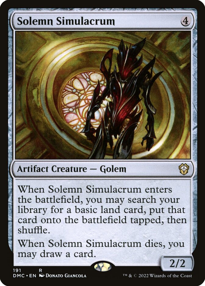 Simulacro Solene / Solemn Simulacrum - Magic: The Gathering - MoxLand
