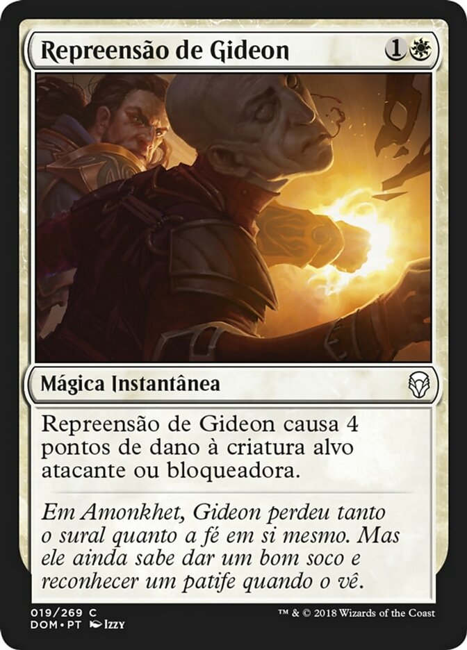 Repreensão de Gideon / Gideon's Reproach - Magic: The Gathering - MoxLand