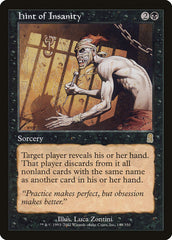 Indicação de Insanidade / Hint of Insanity - Magic: The Gathering - MoxLand