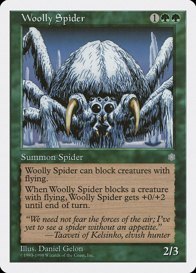 Aranha Lanosa / Woolly Spider - Magic: The Gathering - MoxLand