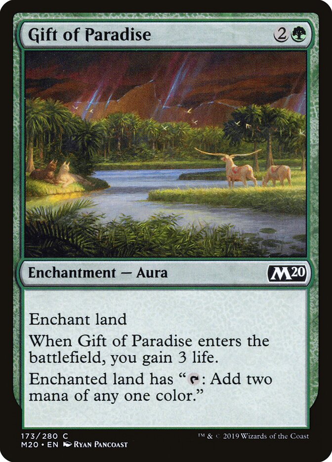 Dádiva do Paraíso / Gift of Paradise - Magic: The Gathering - MoxLand