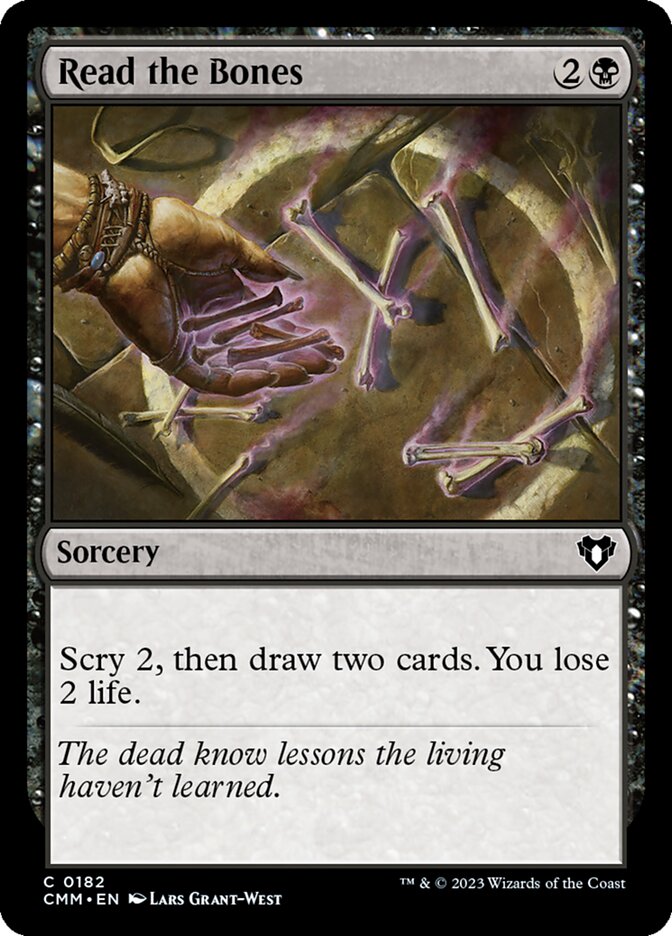 Leia os Ossos / Read the Bones - Magic: The Gathering - MoxLand