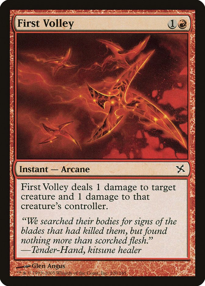Primeira Saraivada / First Volley - Magic: The Gathering - MoxLand