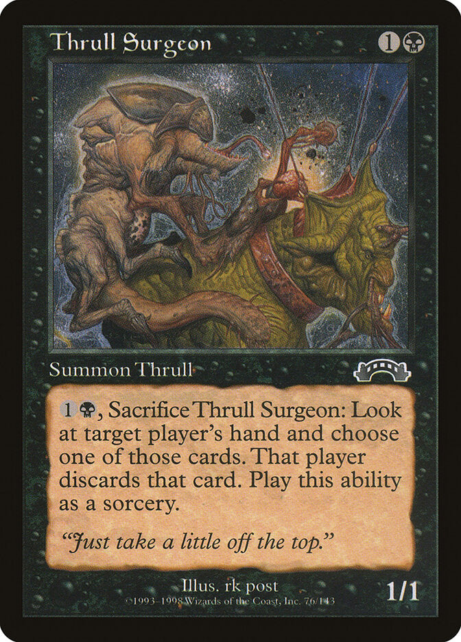 Cirurgião Thrull / Thrull Surgeon - Magic: The Gathering - MoxLand