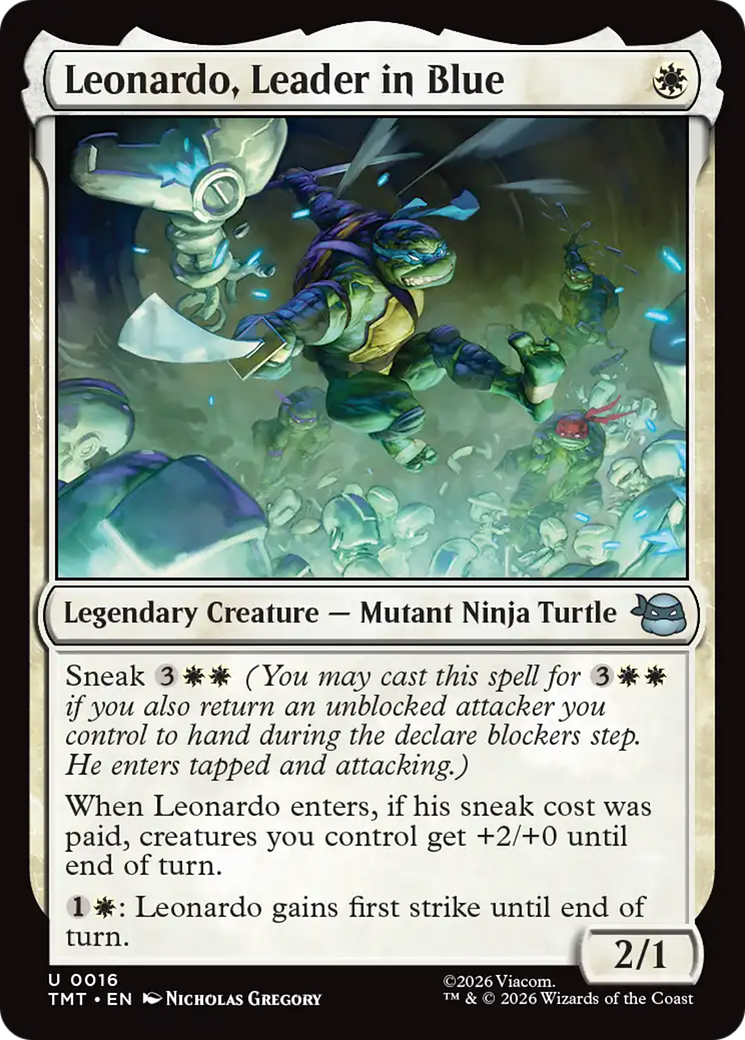 Leonardo, Leader in Blue - Magic: The Gathering - MoxLand