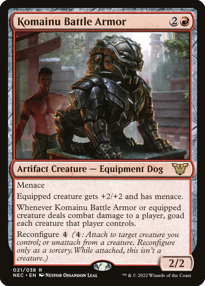 Armadura de Batalha Komainu / Komainu Battle Armor - Magic: The Gathering - MoxLand
