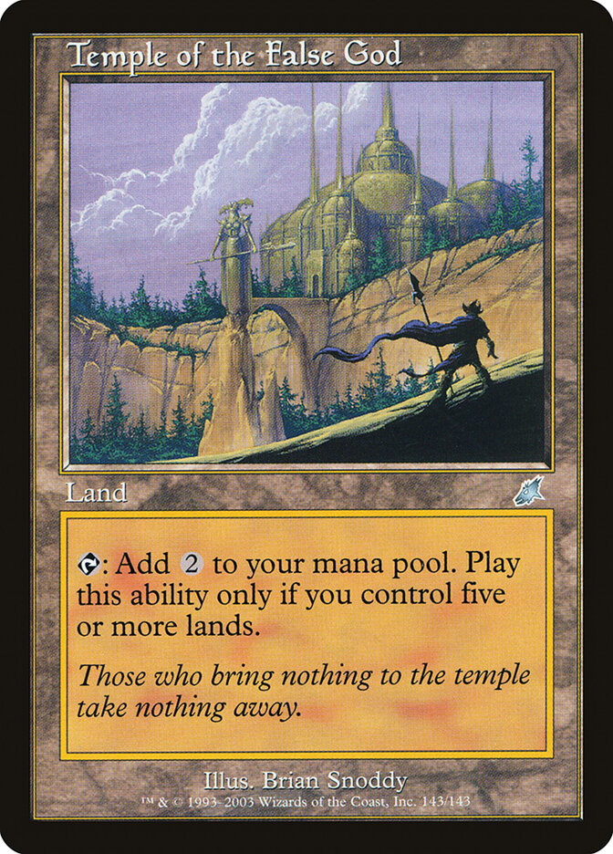 Templo do Falso Deus / Temple of the False God - Magic: The Gathering - MoxLand