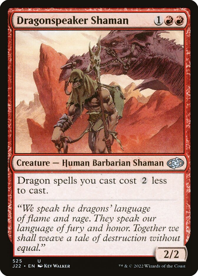 Xamã Dracontófilo / Dragonspeaker Shaman - Magic: The Gathering - MoxLand