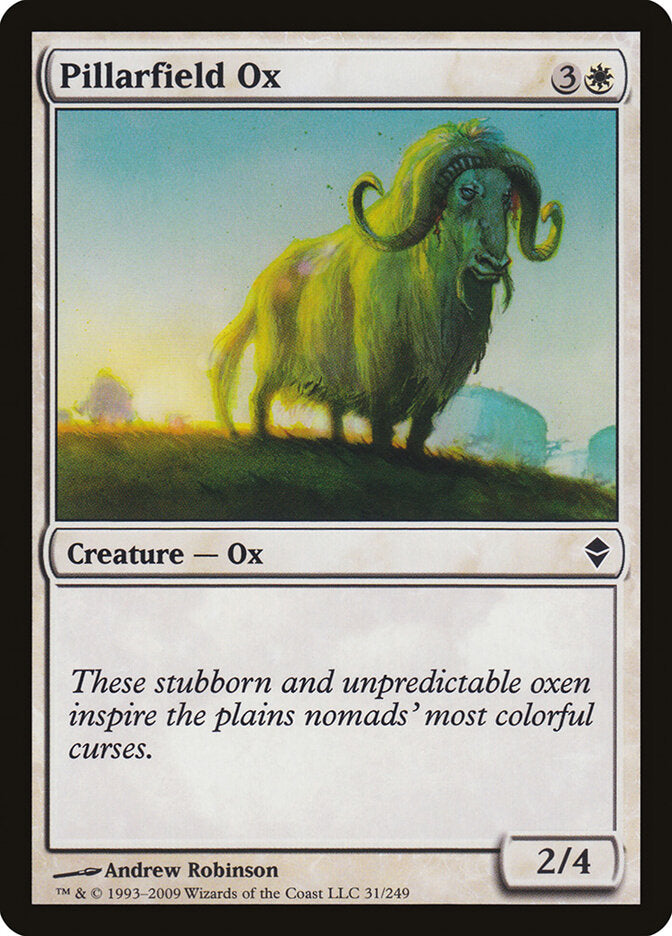 Boi do Vale dos Pilares / Pillarfield Ox - Magic: The Gathering - MoxLand