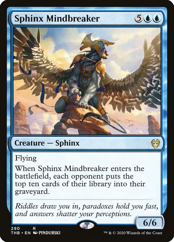 Esfinge Quebra-mentes / Sphinx Mindbreaker - Magic: The Gathering - MoxLand