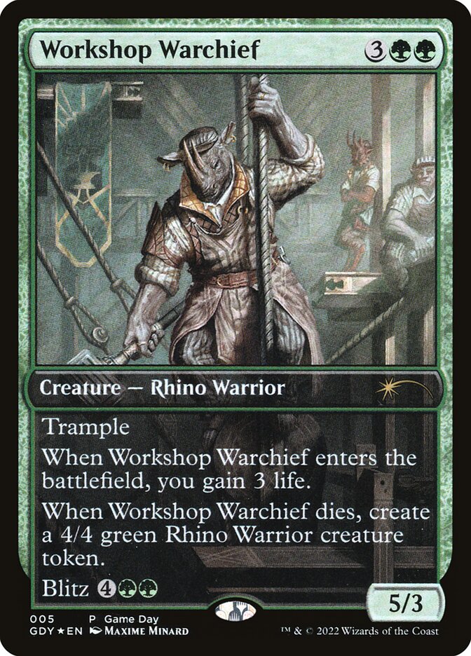 Chefe Guerreiro da Oficina / Workshop Warchief - Magic: The Gathering - MoxLand