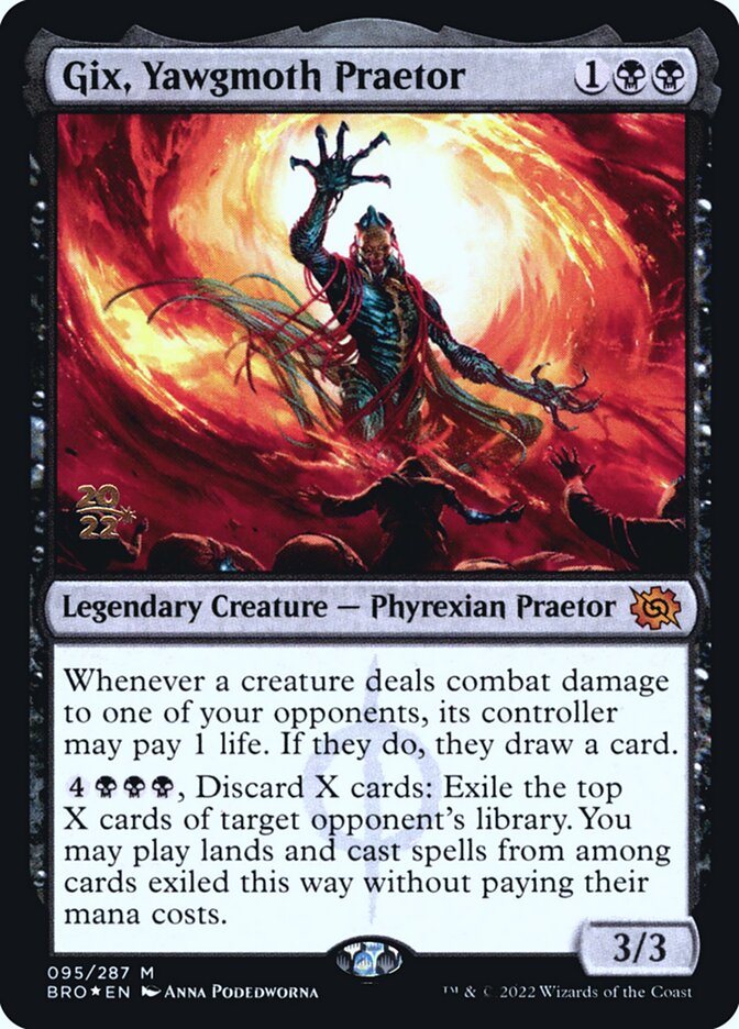 Gix, Pretor de Yawgmoth / Gix, Yawgmoth Praetor - Magic: The Gathering - MoxLand