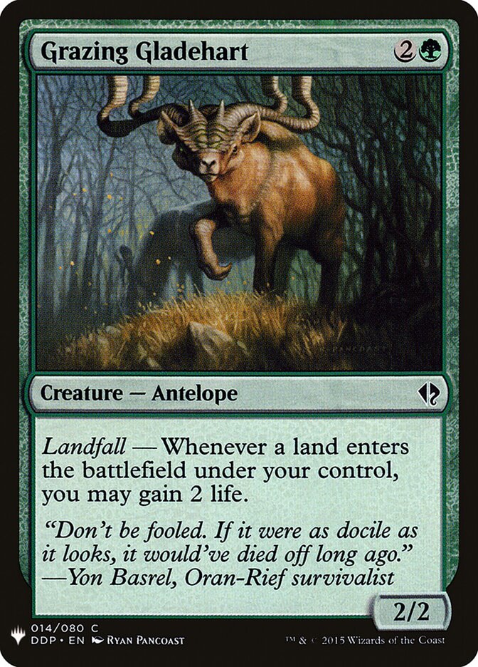 Cervo-de-Clareira Pastejador / Grazing Gladehart - Magic: The Gathering - MoxLand