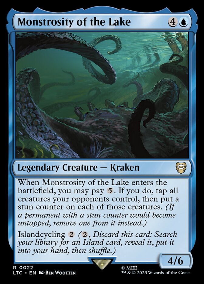 Monstruosidade do Lago / Monstrosity of the Lake - Magic: The Gathering - MoxLand