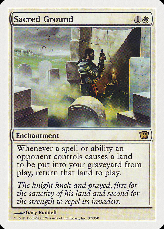 Solo Consagrado / Sacred Ground - Magic: The Gathering - MoxLand