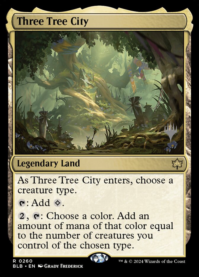 Three Tree City - Magic: The Gathering - MoxLand