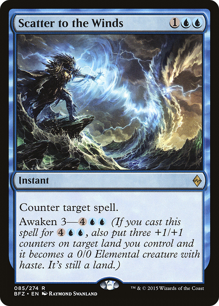 Espalhar ao Vento / Scatter to the Winds - Magic: The Gathering - MoxLand