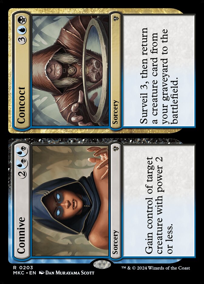 Conivente / Concoctante / Connive / Concoct - Magic: The Gathering - MoxLand