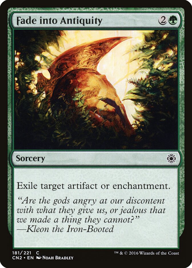 Desaparecer na Antiguidade / Fade into Antiquity - Magic: The Gathering - MoxLand