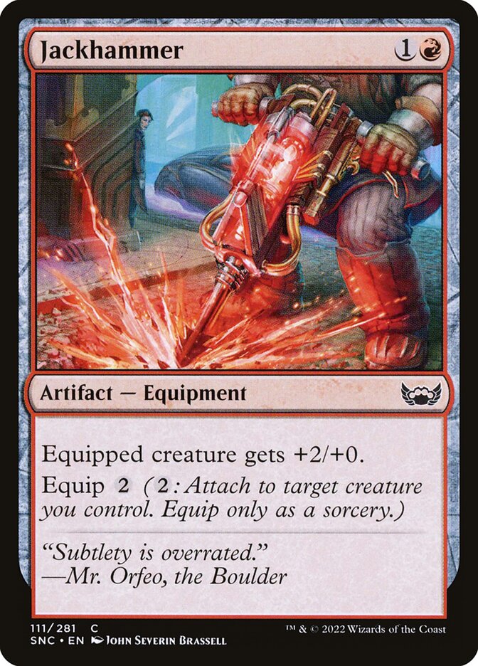 Britadeira / Jackhammer - Magic: The Gathering - MoxLand