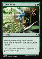 Três Visitas / Three Visits - Magic: The Gathering - MoxLand