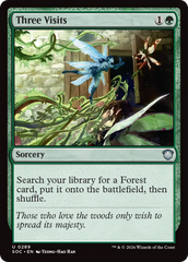 Três Visitas / Three Visits - Magic: The Gathering - MoxLand