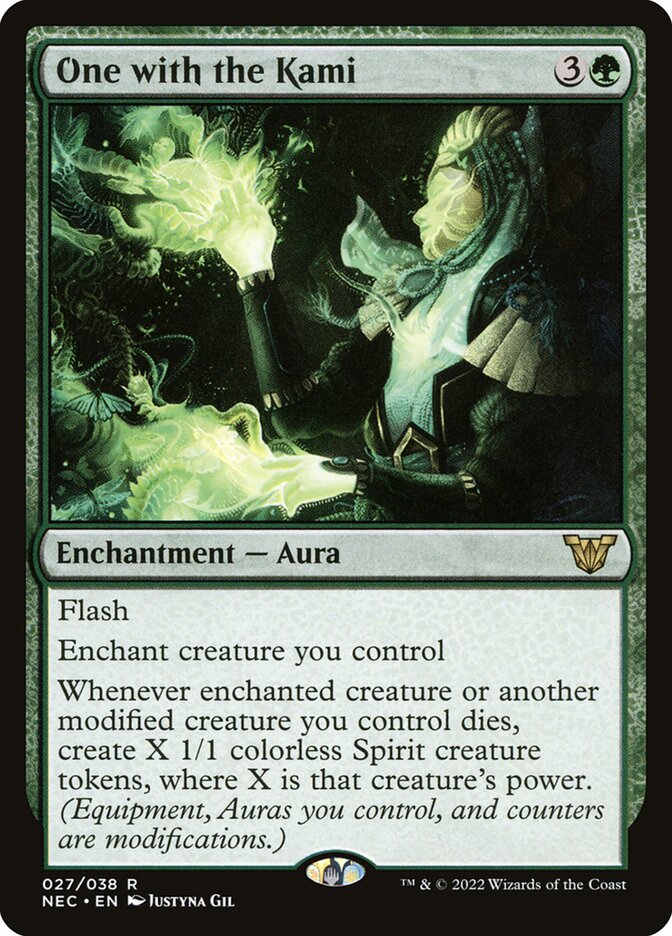 Harmonia com os Kami / One with the Kami - Magic: The Gathering - MoxLand