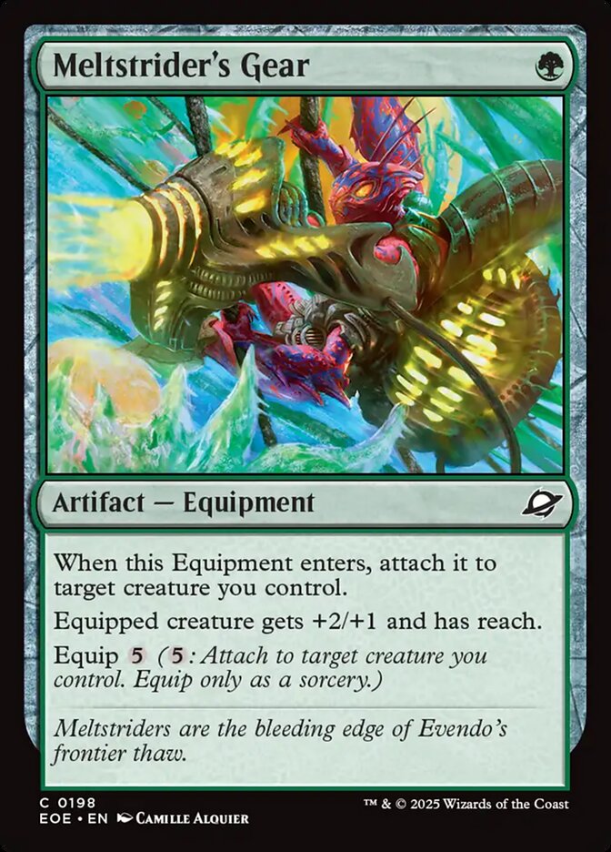 Equipamento do Degelador / Meltstrider's Gear - Magic: The Gathering - MoxLand