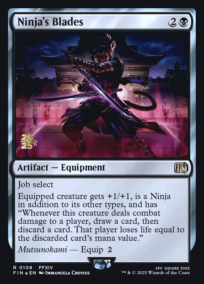 Ninja's Blades - Magic: The Gathering - MoxLand