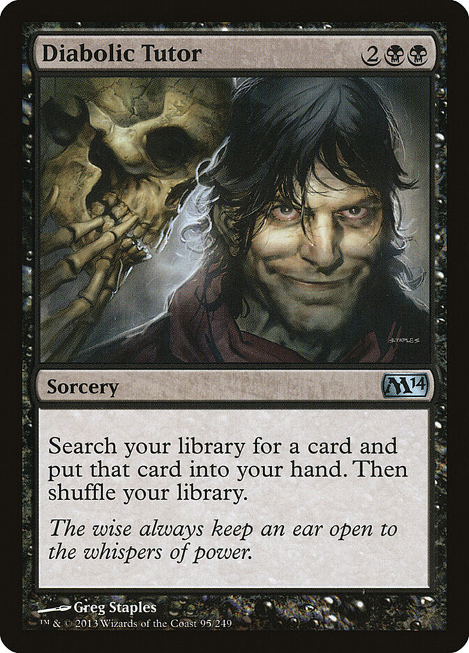 Tutor Diabólico / Diabolic Tutor - Magic: The Gathering - MoxLand