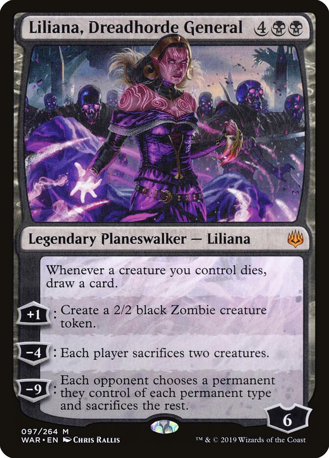 Liliana, General da Horda Medonha / Liliana, Dreadhorde General - Magic: The Gathering - MoxLand
