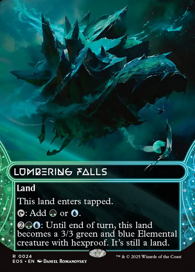 Quedas Estrondosas / Lumbering Falls - Magic: The Gathering - MoxLand