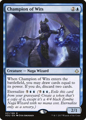 Campeã do Raciocínio / Champion of Wits - Magic: The Gathering - MoxLand