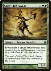 Selvagem do Clã de Ghor / Ghor-Clan Savage - Magic: The Gathering - MoxLand